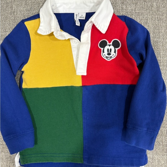 Janie and jack Colorful Mickey Mouse boys Polo Shirt - Picture 1 of 3